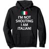 Regali in Italia e camicie e souvenir it Bandiera Italiana - Ascendenza Italiana - Italia Felpa con Cappuccio