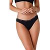 Lovable Slip da Ciclo Mestruale Flusso Abbondante Period Panties Donna, Nero, XS
