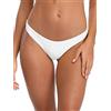 RELLECIGA Slip Bikini da Donna con Taglio Brasiliano, Bianco, L