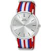THINKPOSITIVE Think Positive UTP3055R - Orologio analogico da donna, stile casual, in nylon, colore: rosso/bianco