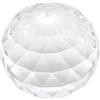 Besimple Sfera di cristallo trasparente Prisma Suncatcher Rainbow Maker, sfera sfaccettata per finestra, Feng Shui, decorazione per casa, ufficio, giardino (120 mm)