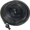 Relaxdays Tubo irrigazione 20 m per Prato e aiuole, a spruzzo, con Fori, Colore Nero