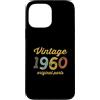 Born in Year Original Parts Vintage Styl Custodia per iPhone 13 Pro Max Vintage 1960 Tutte le parti originali Compleanno Italic