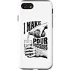 Grandio Design Beer & Alcohol Lover Drin Custodia per iPhone SE (2020) / 7/8 Funny Beer Lover I Make Pour Decisions Hands - Bottiglia da pinta