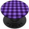 Preposh Viola Gingham Preppy Estetica Girly Moda Trendy PopSockets PopGrip Adesivo