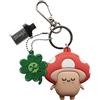 WONDEE Mr Wonderful [2 in 1] portachiavi + chiavetta USB e USB C divertente 32 GB con adattatore USBC - simpatico e divertente chiavetta USB Kawai regalo per ragazze e donne