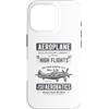 Airliner Fan Graphic Design Present Pilo Custodia per iPhone 16 Pro Sky Riders Aerobatics Aereo amante degli aerei Cool Pilot Gift