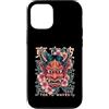 Japanese Aesthetic by Tokyo Waves Custodia per iPhone 12/12 Pro Hannya Oni Mask Devil Yokai - Maschera giapponese con tatuaggio demone