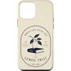 Literary Citrus Collective Custodia per iPhone 12 mini Leggi un romanzo Lemon Twist Book Lover Reading Humor