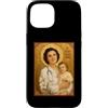 St. Gianna Beretta Molla Icon Custodia per iPhone 15 Elegante Icona Cattolica di Santa Gianna Beretta Molla