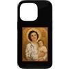 St. Gianna Beretta Molla Icon Custodia per iPhone 13 Pro Elegante Icona Cattolica di Santa Gianna Beretta Molla