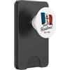 JB's France Shop Vive la Résistance! Free France 1940-1944 Scritta nera PopSockets PopWallet per MagSafe