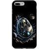Cosmic Encounter Outfitters Men Women Ki Custodia per iPhone 7 Plus/8 Plus Carino Alieno Pilota In UAP UFO Divertente Spazio Explorer Sci Fi