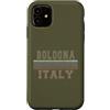 Italian born and Italy apparel Custodia per iPhone 11 Retro Bologna Italia