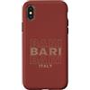 Italy born and Italian apparel Custodia per iPhone X/XS Vintage Bari Italia