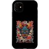 Japanese Aesthetic by Tokyo Waves Custodia per iPhone 11 Maschera giapponese del diavolo Yokai del diavolo Hannya Giappone Oni