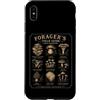 Vintage Forager's Field Guide Apparel Custodia per iPhone XS Max Funghi commestibili Vintage Botanical