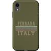 Italian born and Italy apparel Custodia per iPhone XR Retro Ferrara Italia
