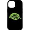 vegan animals environment human lifestyl Custodia per iPhone 15 Vegano 100% per l'ambiente e l'amore per gli animali