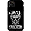 Cool Chinese Crested Fun Chinese Crested Custodia per iPhone 11 Pro Max Essere un cane crestato cinese divertente cinese crestato