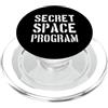 Secret Space Program / UFO Alien Conspir Programma spaziale segreto/divertente design UFO Alien Conspiracy PopSockets PopGrip per MagSafe