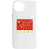 China Flag Asian Heritage Apparel & Gift Custodia per iPhone 14 Plus Bandiera cinese angosciata Uomini Donne Bambini Repubblica Della Cina