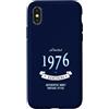 fußball soccer USA design Custodia per iPhone X/XS 1976 scritta compleanno anniversario regalo 50° umorismo ironie
