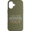 Italian born and Italy apparel Custodia per iPhone 16 Retro Cagliari Italia