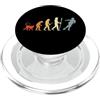 Abbigliamento vintage per pattini a rote Pattini a rotelle d'epoca Evolution PopSockets PopGrip per MagSafe