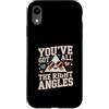 Cute Geometry Pun Math Humor Angles Custodia per iPhone XR Hai tutti gli angoli giusti Matematica divertente