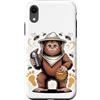 Beekeeping Beekeeper Gifts Custodia per iPhone XR Sasquatch Beekeeper Bigfoot Honey Bee Apiarist