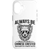 Cool Chinese Crested Funny Chinese Crest Custodia per iPhone 16 Essere un cane crestato cinese divertente cinese crestato