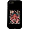 Japanese Oni Mask Aesthetic By TOKYO WAV Custodia per iPhone SE (2020) / 7/8 Hannya Oni Mask Devil Yokai - Maschera giapponese con tatuaggio demone