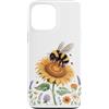 Beekeeping Beekeeper Gifts Custodia per iPhone 13 Pro Max Sunflower Springtime Honey Bee Beekeeper