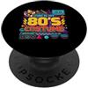 80s Costume Retro Party Nostalgia Throwb Costume divertente in stile retrò con scritta This Is My 80's Party PopSockets PopGrip Adesivo