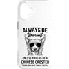 Cool Chinese Crested Funny Chinese Crest Custodia per iPhone 16 Essere un cane crestato cinese divertente cinese crestato