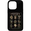 Vintage Forager's Field Guide Apparel Custodia per iPhone 13 Pro Funghi commestibili Vintage Botanical