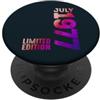 Birth Since Month Of July Retro Vintage Anno 1977 Mese Di Luglio 1977 Retro 1977 Annata 1977 PopSockets PopGrip Adesivo