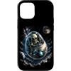 Cosmic Encounter Outfitters Men Women Ki Custodia per iPhone 12/12 Pro Carino Alieno Pilota In UAP UFO Divertente Spazio Explorer Sci Fi