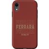 Italy born and Italian apparel Custodia per iPhone XR Vintage Ferrara Italia
