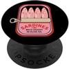 Vintage Sardine Fish Sardine Pesce in scatola Retro Grafica Estate PopSockets PopGrip Adesivo