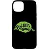 vegan animals environment human lifestyl Custodia per iPhone 15 Plus Vegano 100% per l'ambiente e l'amore per gli animali