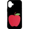 All Kinds Of Faces Custodia per iPhone 16 Plus Mela Rossa