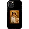 St. Gianna Beretta Molla Icon Custodia per iPhone 11 Pro Elegante Icona Cattolica di Santa Gianna Beretta Molla