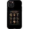 Vintage Forager's Field Guide Apparel Custodia per iPhone 11 Pro Funghi commestibili Vintage Botanical