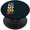 Birth Since Month Of July Retro Vintage Retro Vintage Luglio 1955 Anno 1955 Vintage 1955 Dal 1955 PopSockets PopGrip Adesivo