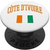 Rep Your Flag Costa d'Avorio Cultura Costa d'Avorio Bandiera Grafica PopSockets PopGrip Adesivo