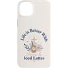 Coffee And Jesus Custodia per iPhone 14 Plus La vita con Gesù e latte freddo Christian Coffee