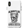 Cool Chinese Crested Fun Chinese Crested Custodia per iPhone X/XS Essere un cane crestato cinese divertente cinese crestato