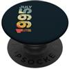 Birth Since Month Of July Retro Vintage Retro Vintage Luglio 1995 Anno 1995 Vintage 1995 Dal 1995 PopSockets PopGrip Adesivo